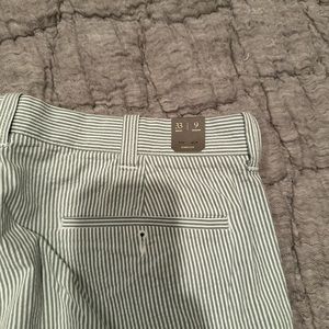 Jcrew striped green shorts. Never worn
